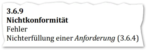 ISO-9000-Nichtkonformitaet