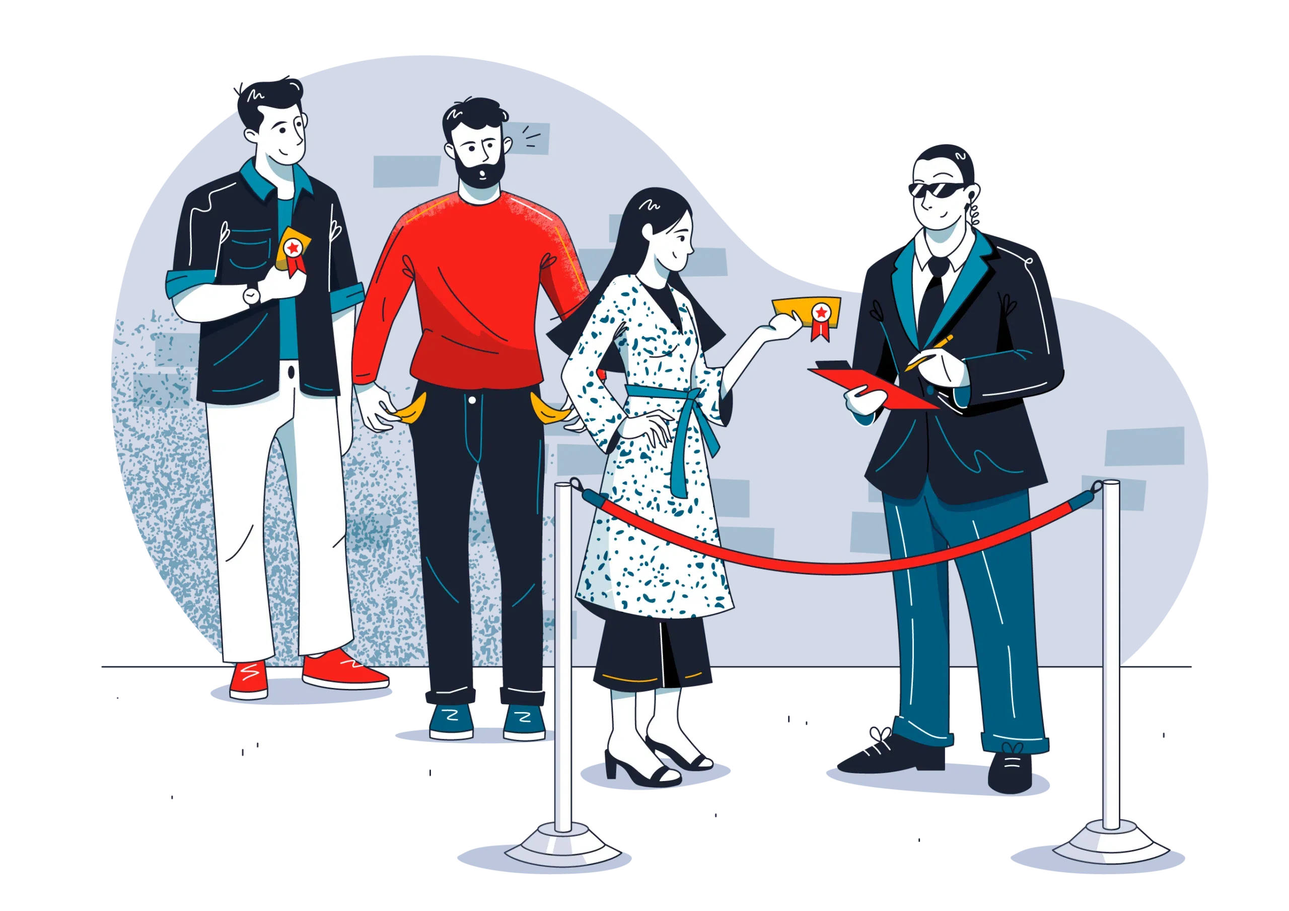 Zertifizierung als Eintrittskarte – Illustration