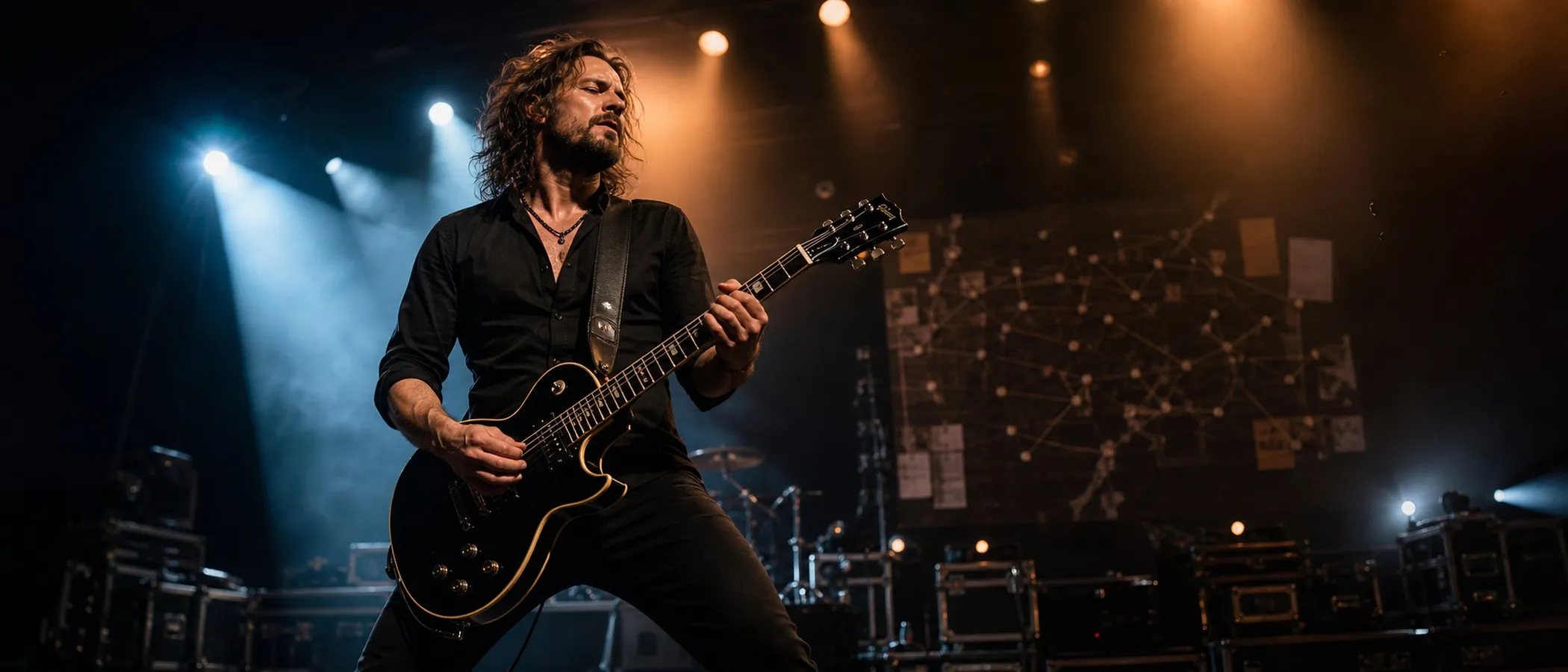 Rockgitarrist bei einem Konzert als Sinnbild für ein einzelnes Audit innerhalb eines Auditprogramms