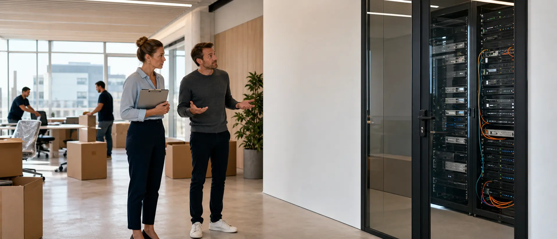Projektteam bemerkt Informationssicherheit beim Einzug ins neue Büro zu spät
