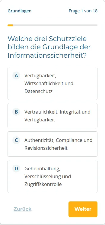 Der ISO 27001 Praxistest auf dem Smartphone