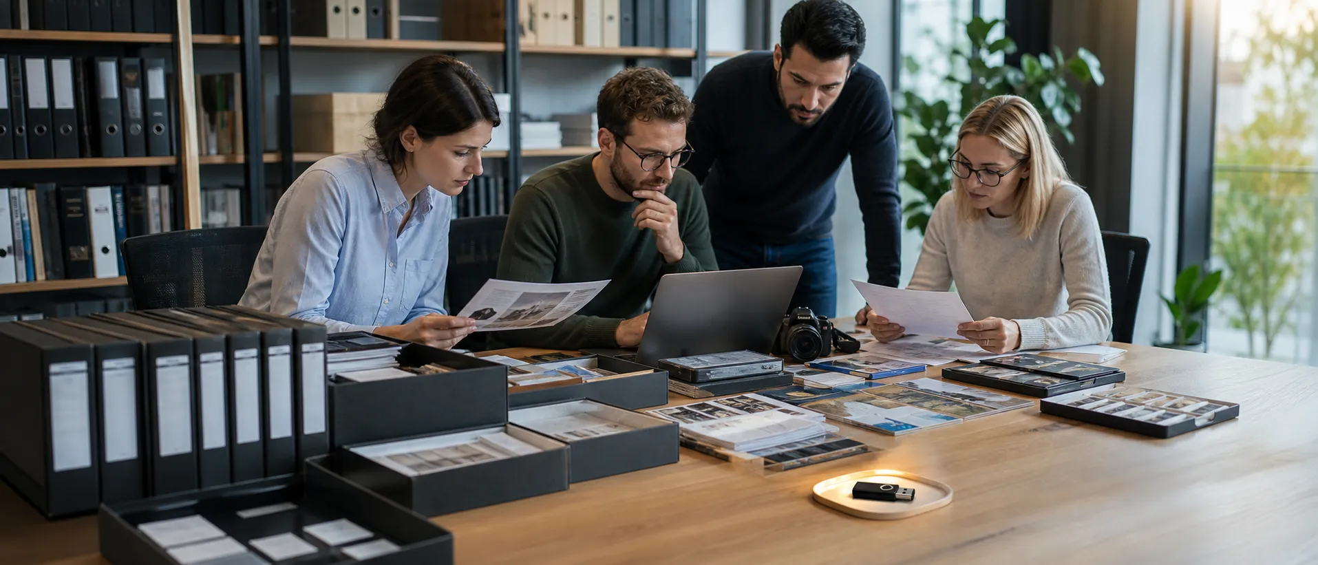 Team prüft Nutzungsrechte an Code, Bildern, Daten und weiteren Inhalten