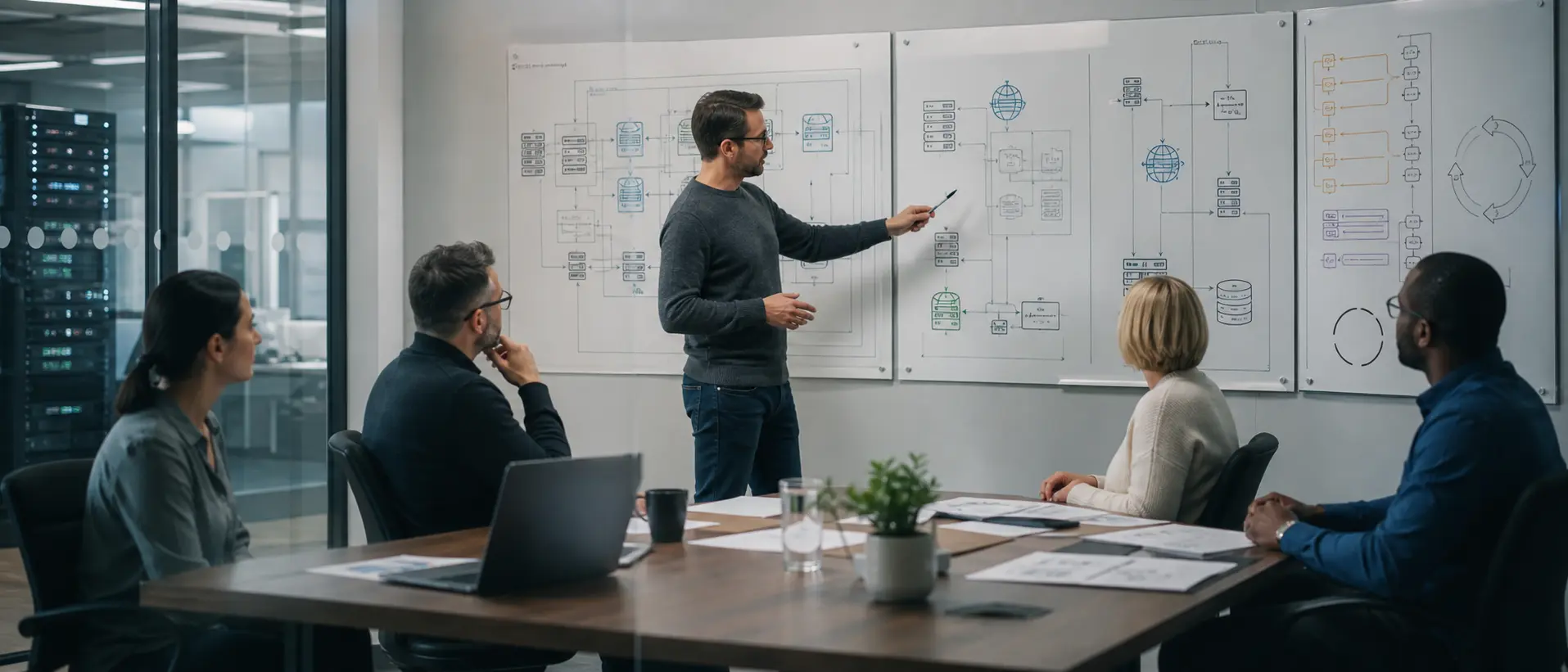 Team bewertet Auswahl, Betrieb und Ausstieg eines Cloud-Dienstes