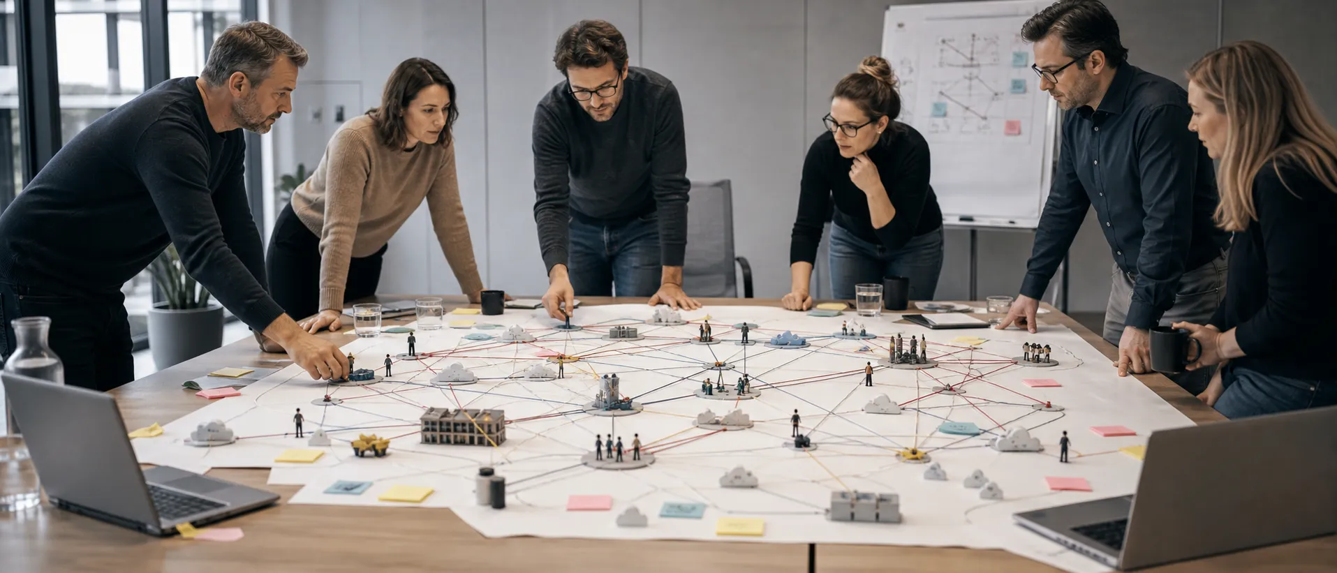 Team erfasst Assets und ihre Abhängigkeiten