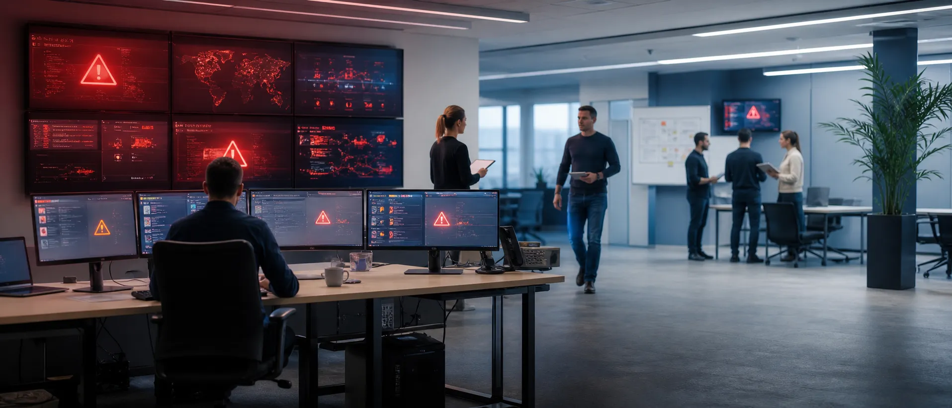 Incident-Response-Team reagiert geordnet auf einen IT-Sicherheitsvorfall